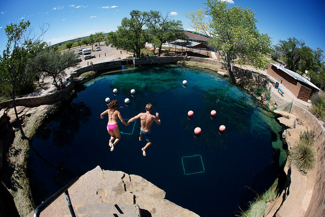 Blue Hole Cliff Jump